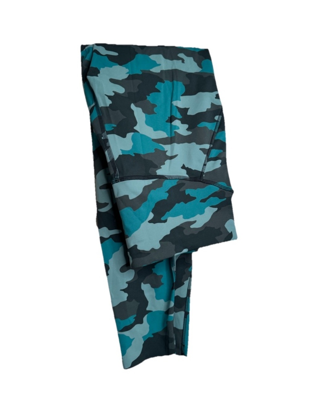 Lululemon leggings 6 Blue Camo Wunder Train High-Rise Tight 25” Tidewater C22